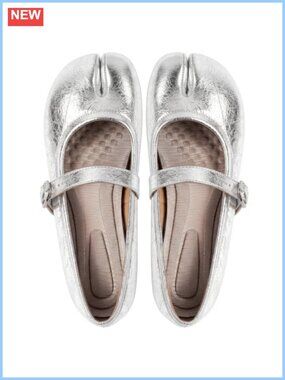 Tabi Ballet Flats Mary Jane Shoes Women Split Toe Wide Width Casual Dress Work